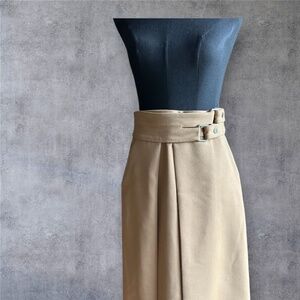 ZARA WOMAN TAN FASHION  WRAP SKIRT CLASSY ASYMMETRIC